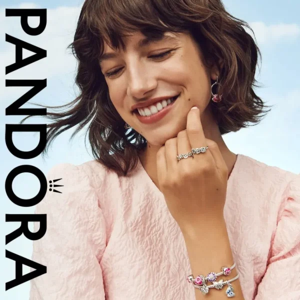 Anhänger*Pandora 397571CZ Ketten-Anhänger Damen Funkelndes Kreuz Zirkonia Sterling-Silber