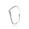 Ringe*Pandora 196316CZ Ring Damen Funkelnder Wishbone Zirkonia Sterling-Silber