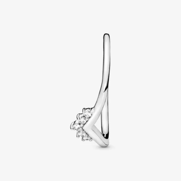 Ringe*Pandora 198282CZ Ring Damen Tiara Wishbone Weiss Sterling-Silber