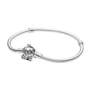 Armbänder & Armreife*Pandora Disney 599190C01 Armband Cinderella Kürbiskutschen-Verschluss Silber