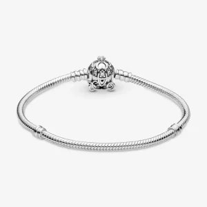 Armbänder & Armreife*Pandora Disney 599190C01 Armband Cinderella Kürbiskutschen-Verschluss Silber