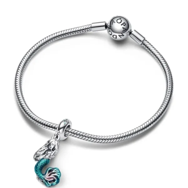 Anhänger*Pandora Disney 792695C01 Charm-Anhänger Damen Arielle Die Meerjungfrau Silber