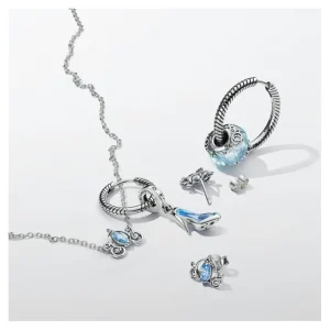 Halsketten*Pandora Disney 393057C01-45 Collier-Halskette Cinderellas Kutsche Zirkon Silber