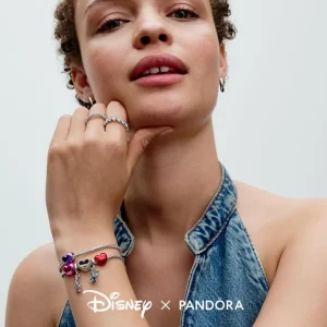 Ohrschmuck | Kinderschmuck*Pandora Disney 293219C01 Ohrringe Micky & Minnie Maus Funkelnd Silber