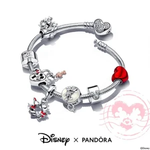 Ringe*Pandora Disney 190074C01 Ring Damen Minnie Maus Funkelnder Kopf Sterling-Silber