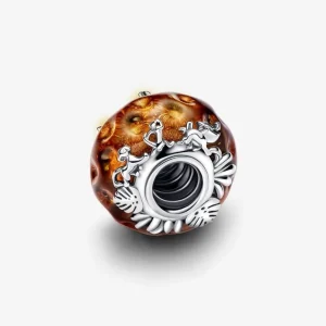 Anhänger*Pandora Disney Charm König der Löwen Murano Orange Silber 793252C00