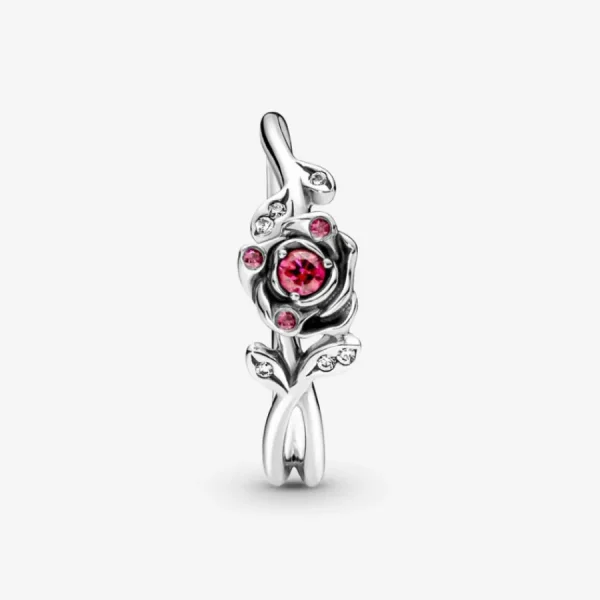 Ringe*Pandora Disney Ring Damen Die Schöne und Das Biest Rose Silber 190017C01