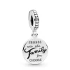 Anhänger*Pandora 798124EN16 Charm-Anhänger Friends are Family Sterling-Silber