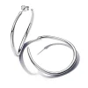 Ohrschmuck*Pandora Essence Creolen Damen Organisch Geformt Silber 42 mm 293299C00