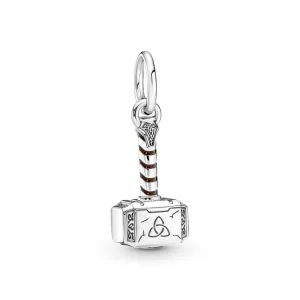 Anhänger*Panodra Pandora Marvel 790483C01 Charm-Anhänger Damen The Avengers Thors Hammer Silber