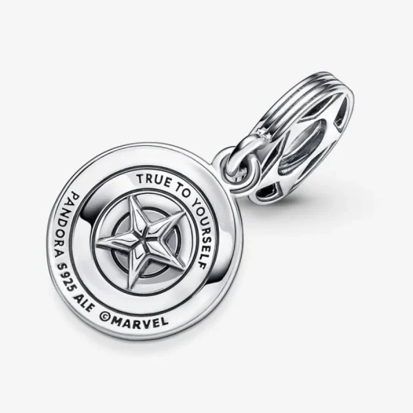 Anhänger*Pandora Marvel 790780C01 Charm-Anhänger The Avengers Captain Americas Schild