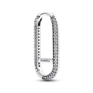 Ohrschmuck*Pandora Me 292796C01 Creole Link-Ohrring Damen Einzeln Pavé Verlängert Silber