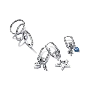 Anhänger*Pandora Me 793044C01 Mini-Charm-Anhänger Damen Funkelndes Kreuz Zirkonia Silber