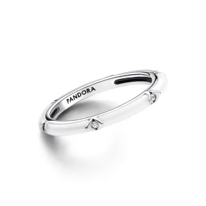 Ringe*Pandora Me 193089C01 Ring Damen Zirkonia Steine & Emaille Weiss Silber