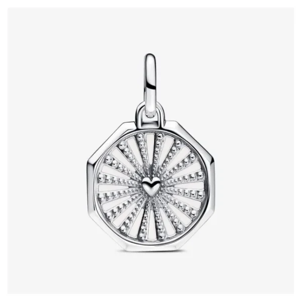Anhänger*Pandora Me Charm-Medaillon Unendlichkeitszeichen Herz Silber 793367C01