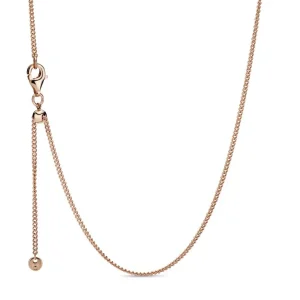 Halsketten*Pandora Rose 388283 Kette Damen Curb Chain Rosé Vergoldet 60 cm