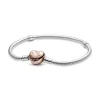 Armbänder & Armreife*Pandora Rose 580719 Schlangen-Gliederarmband mit Herz-Verschluss