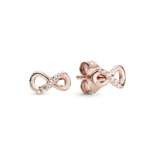 Ohrschmuck*Pandora Rose 288820C01 Ohrstecker Damen Funkelnde Unendlichkeit