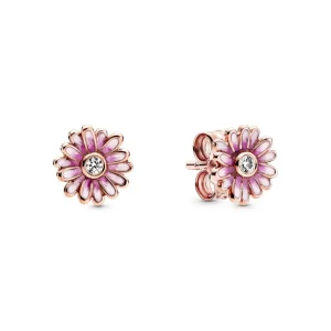 Ohrschmuck*Pandora Rose 288773C01 Ohrstecker Damen Rosafarbene Gänseblümchen