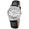 Herren Designer Uhren*Regent F-1260 Herren-Uhr Analog Quarz mit Lederarmband Datum Ø 37 mm