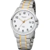 Herren Designer Uhren*Regent F-1014 Herren-Uhr Analog Quarz mit Edelstahlarmband Datum Ø 39 mm