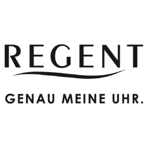 Herren Designer Uhren*Regent F-876 Herren-Uhr Analog Quarz mit Zug-Armband IP Gold Ø 36 mm