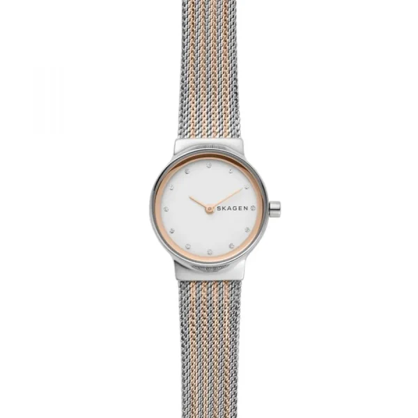 Damen Designer Uhren*Skagen SKW2699 Damen-Uhr Freja Analog Quarz Edelstahl-Band Ø 26 mm