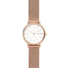 Damen Designer Uhren* Skagen Skagen SKW2694 Damen-Uhr Signatur Slim Milanaise Rosé-Ton Ø 30 mm