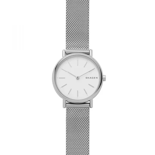 Damen Designer Uhren* Skagen Skagen SKW2692 Damen-Uhr Signatur Slim Milanaise Edelstahl-Band