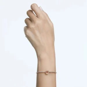 Armbänder & Armreife*Swarovski 5620555 Armreif Millenia Zirkonia Oktagon-Schliff Rosa Roségold-Ton