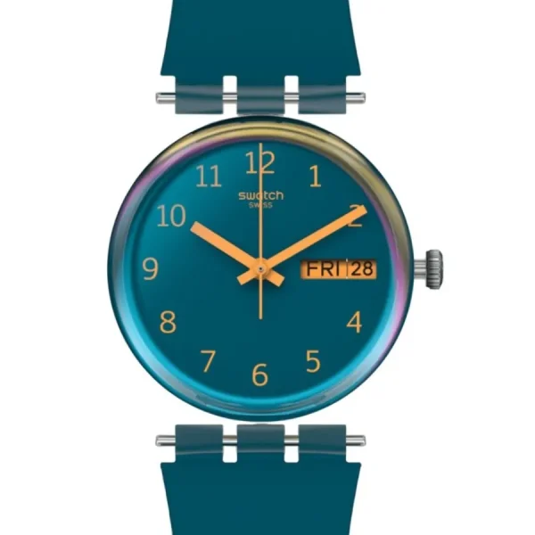 Herren Designer Uhren | Damen Designer Uhren*Swatch Armband-Uhr Blue Away Analog Quarz Biobasiertes-Band SO28K700