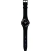 Herren Designer Uhren | Damen Designer Uhren*Swatch Armband-Uhr Mono Black Analog Quarz Biobasierte Materialien-Band SO29B704