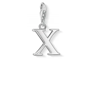 Anhänger*Thomas Sabo 0198-001-12 Charm-Anhänger Buchstabe X Sterling-Silber