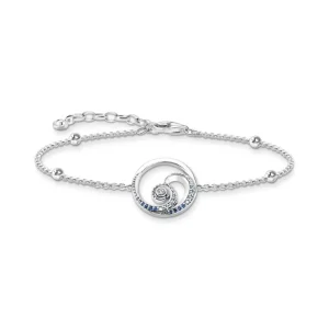 Armbänder & Armreife*Thomas Sabo A2045-644-1 Armband Damen Welle mit Steinen Sterling-Silber