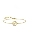 Armbänder & Armreife* Thomas Sabo A1828-414-14 Armband Tree Of Love Gold-Ton Silber 19 cm