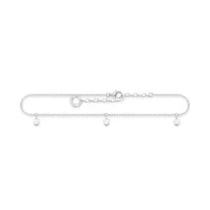 Fußketten*Thomas Sabo AK0025-001-21 Fußkette Damen Plättchen Sterling-Silber 27 cm