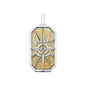 Anhänger | Anhänger*Thomas Sabo Anhänger Unisex Kompass Stern Gold Silber PE868-849-7