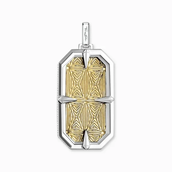 Anhänger | Anhänger*Thomas Sabo Anhänger Unisex Kompass Stern Gold Silber PE868-849-7