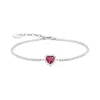 Armbänder & Armreife*Thomas Sabo Armband Damen Romance Herz Rot Zirkon Silber A2188-013-10