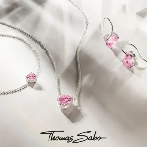 Armbänder & Armreife*Thomas Sabo Armband Damen Tropfen Zirkonia Pink Silber A2159-051-9
