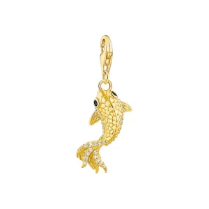 Anhänger*Thomas Sabo Charm-Anhänger Damen Koi Silber Vergoldet 1888-414-7