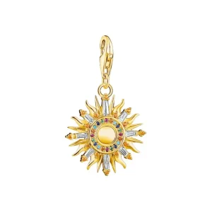 Anhänger*Thomas Sabo Charm-Anhänger Damen Bunte Sonne Vergoldet 1935-488-7