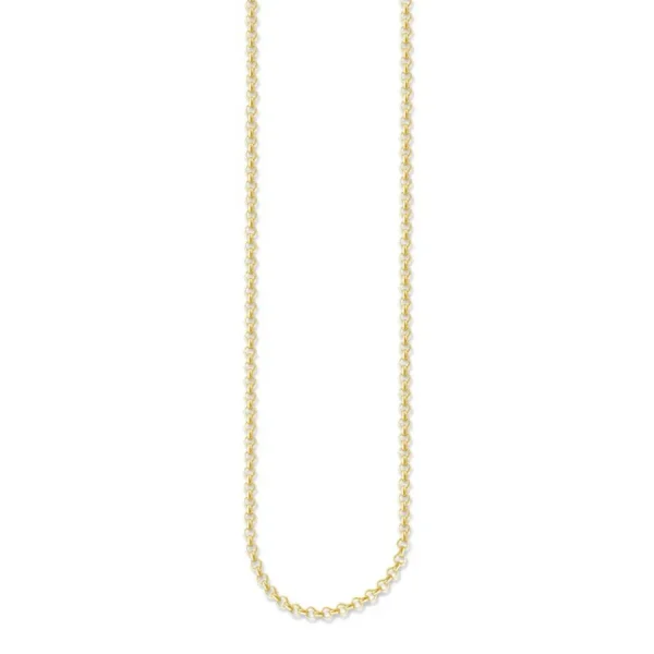 Halsketten*Thomas Sabo KE1219-413-12 Halskette Damen Silber Gelbgold Vergoldet