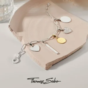 Halsketten*Thomas Sabo KE2127-051-14 Halskette mit Anhänger Damen Herz Zirkonia Silber