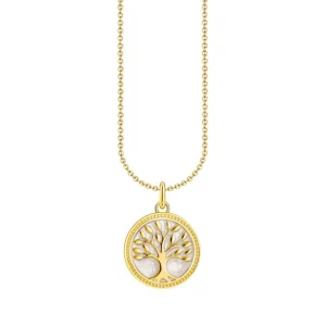 Halsketten*Thomas Sabo Kette-Anhänger Damen Tree of Love Vergoldet KE2220-427-39