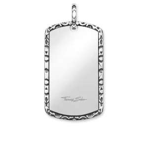 Anhänger* Thomas Sabo Rebel PE837-637-21 Anhänger Dog Tag Sterling-Silber