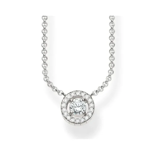 Halsketten* Thomas Sabo SCKE150146 Kette Mit Anhänger Light Of Luna Silber 45 cm
