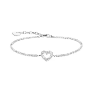 Armbänder & Armreife*Thomas Sabo Tennisarmband Damen Herz Zirkonia Silber A2177-051-14-L19V