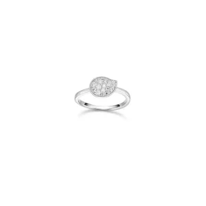 Ringe*Viventy 784601 Ring Damen Blattförmiges Element Zirkonia Sterling-Silber