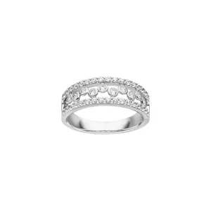 Ringe*Viventy 784231 Ring Damen Zirkonia Weiss Sterling-Silber